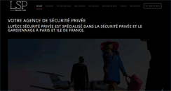 Desktop Screenshot of lutece-securite.com