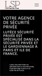 Mobile Screenshot of lutece-securite.com